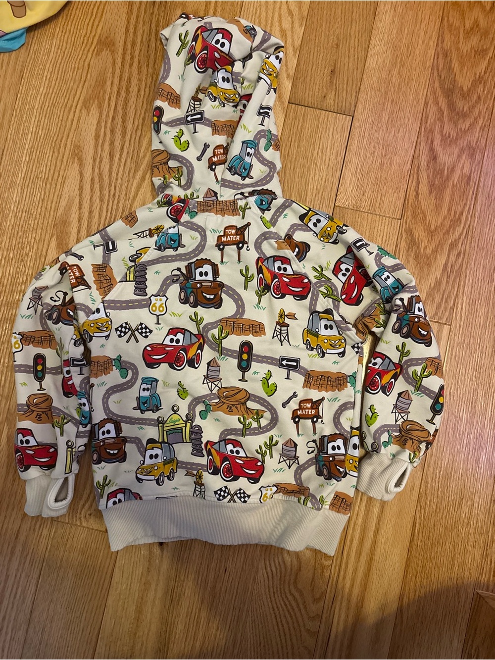 Little Sleepies Pixar Cars Zip Up Hoodie - Picture 3 of 3